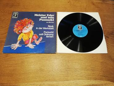 Meister Eder und sein Pumuckl Spuk in der Werkstatt/Pumuckl soll Ordnung lernen EMI Columbia 1C 048-28433 Deutsche Pressung VG/VG